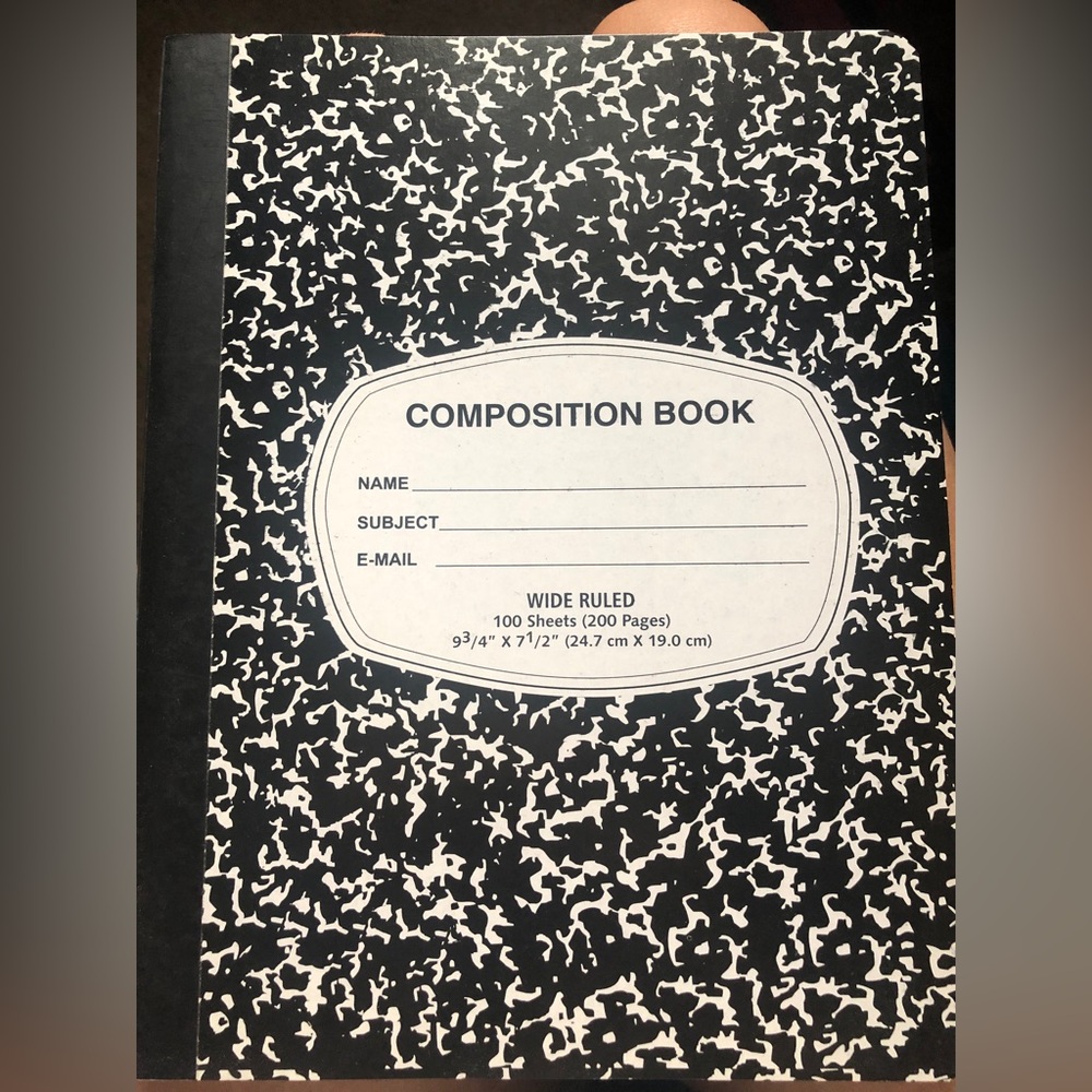 Composition notebook